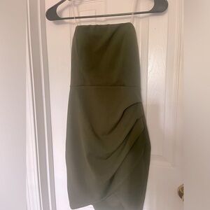 Strapless bodycon dress XS